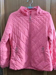Pink Quilted Jacket