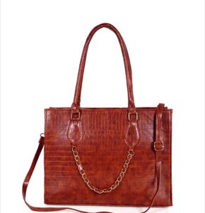 Textured Office Bag