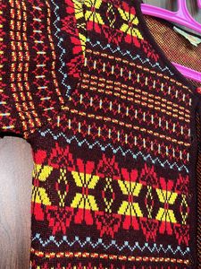 Vintage Patterned Cardigan