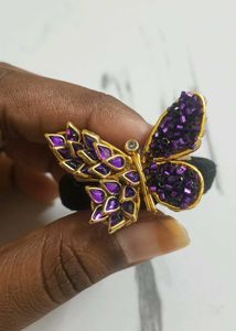 Butterfly Hair Tie and Clip