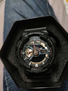 G-Shock Black &amp; Gold Watch