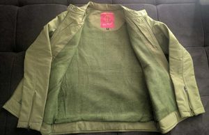 Lime Green Quilted Jacket