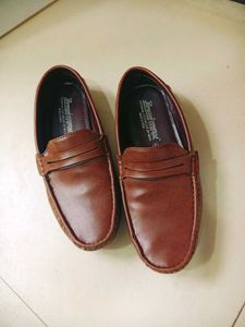 Brown Penny Loafers - Men's Size [Enter 7.5/