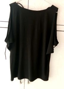 Stylish Black Top (Off- Shoulder)