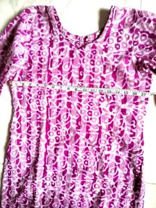 Pink Batik Print Salwar Kameez