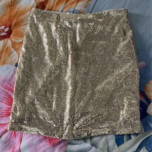 SHEIN Sequin Mini Skirt