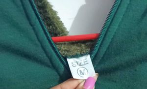 Green Embroidered Hoodie