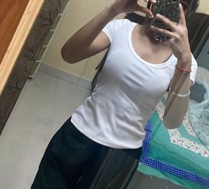 Basic White Tee