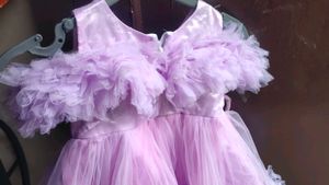 Cute Purple Tulle Dress