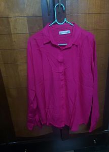 Stunning Zara Bright Pink Shirt