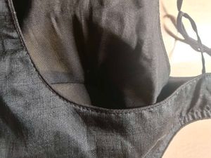 Black Readymade Saree Blouse