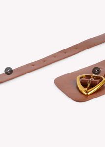 Brown Wide Waist Belt