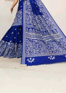 New Kantha Embroidery Saree with blouse piece