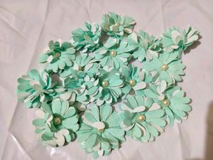 Craft Fabric Flowers 16 pcs