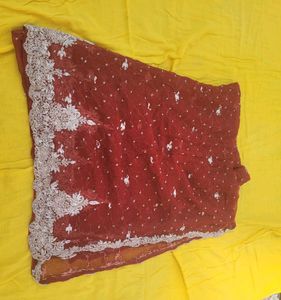 Elegant Maroon dupatta