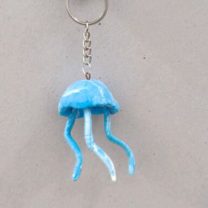 Jellyfish Keychain