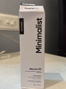 Minimalist Marula Oil Moisturizer