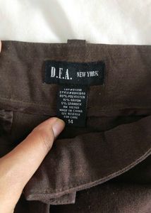 Aesthetic Korean Brown Trousers