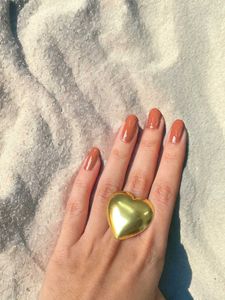 CHUNKY HEART RING