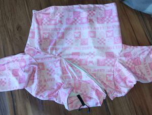 Pink Patterned Crop Top