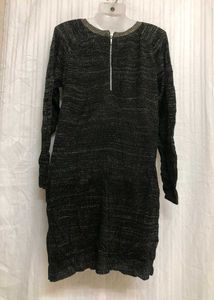 Rivers Black Long Sleeve Mini Dress
