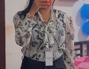 Beautiful Formal Tie Up Shirt For Women