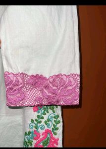 Pure Cotton Embroidered Kurti