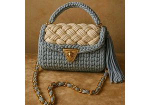 Stylist Handcrafted Crochet Bag