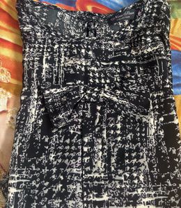 Black &amp; White Patterned Top