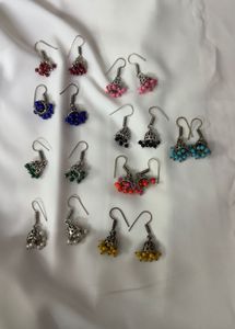 9 Pair Of Jhumkas