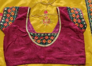 🌼😍New Beautiful Musturd Saree😍🌼