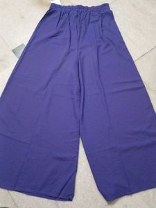 26 Size Purple Wide Leg Culottes