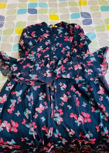 Butterfly Print Dress