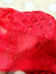 Red Net Dupatta