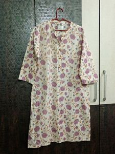 Floral Print Kurta