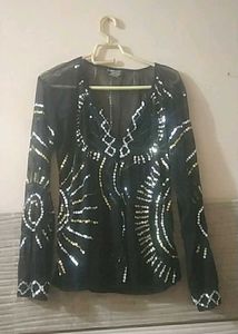 Y2k Sequin Short Kurti