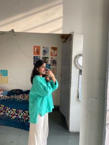 Mint Green Knit Sweater