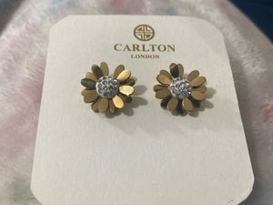 Carlton London Flower Earrings