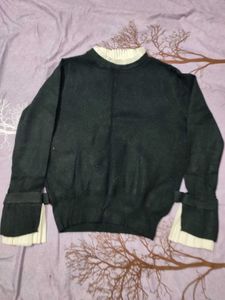 Women Black Warm Top