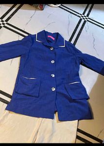 Kids Blue Blazer &amp; Pant Set