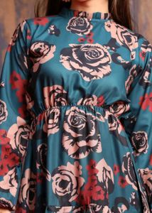 Floral Print Mini Dress for Party lover's