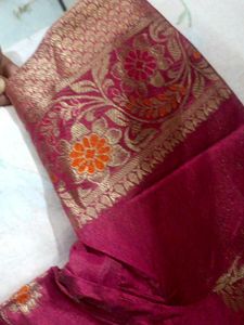 Elegant Green Saree with Blouse