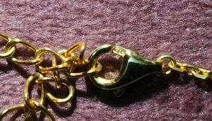 925 pure silver Gold plated Butterfly Chain