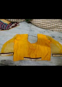 Beautiful Mango Colour Blouse