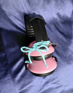 Ribbon bow headphone charm, bag charm, and keychai