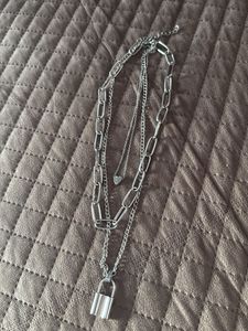 Layered Lock Necklace