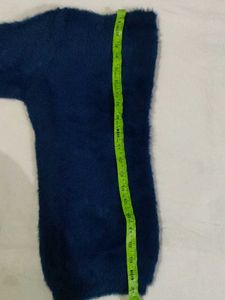 Navy Blue Embellished Sweater