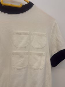 Deaigner off white crop tshirt