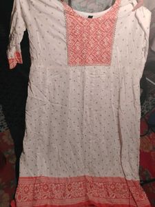 White Top with Embroidered Detail