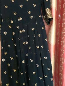 Elegant Dark Green Ethnic Gown